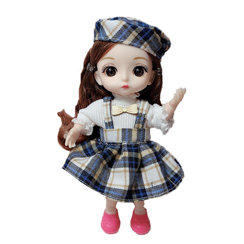 20 Styles 16~17cm Doll Clothes Casual Wear Rompers T-shirt Hat Doll Skirt Suit  for 16~17cm Doll