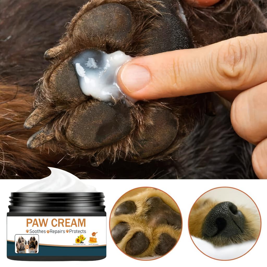 Pet Paw Crack Repair Cream, Dog and Cat Paw Pads Moisturize, Relieve Paw and Nose Cracks, and Prevent Roughness In Summer, Winter, or Other Seasons