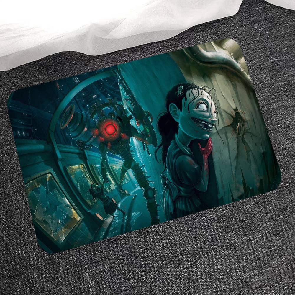 Video Game B-BioShock Floor Mat Nordic Style Home Doormat Bathroom-Toilet Mats Bedroom Hotel Decor Mat