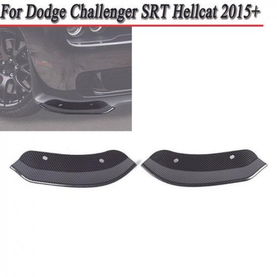 For Dodge Challenger SRT Hellcat 15+ Front Bumper Lip Protector Cover Decor Trim