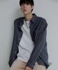 NODU Vintage Loose Fit Multi-Check Shirt [Navy]