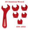 Red Single Head Union AN Aluminum Wrench Interchangeable Head Socket Wrench Wrench Tool Kit AN3 AN4 AN6 AN8 AN10 AN12