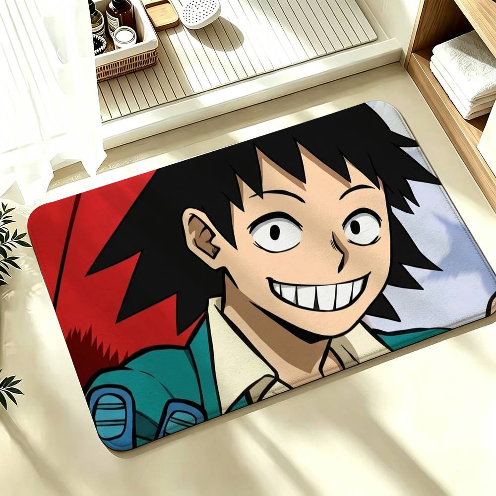 Cartoon Character Hanta Sero Shower Room Absorbent Small Floor Mat Soft Comfortable Decorative Foot Mat