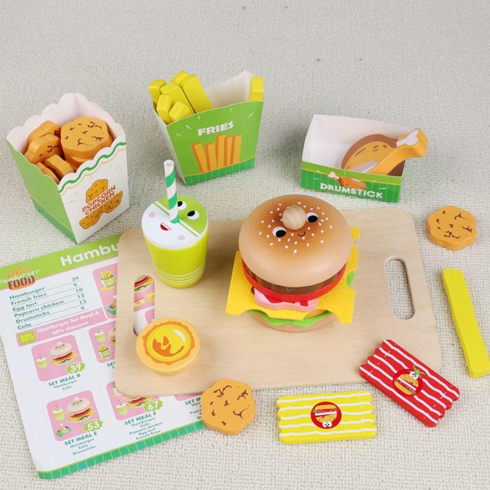 Stacking Game Pretend Play Kitchen Food Toys Cooking Role Play Toys  Pretend Cooking