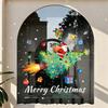 Festive Window Cling Stickers for Christmas & New Year Decor In Jewelry Stores & Restaurants