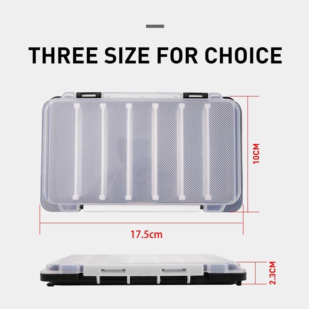 Double Side Fishing Tackle Box Assembled Design Spinner Lure Fishing Accessories Storage Box Fake Bait Box Carp Fishing