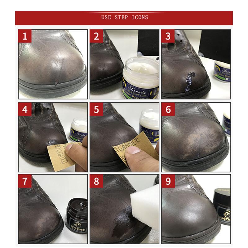 Flüssigleder Reparaturset Keine Hitze Lederreparaturwerkzeug Auto Autositz Sofa Mäntel Löcher Kratzer Risse Restaurierung