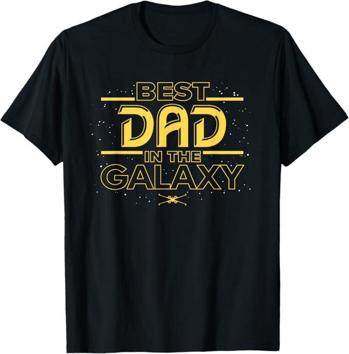 

Star Wars Best Dad in the Galaxy Birthday Father’s Day T-Shirt L