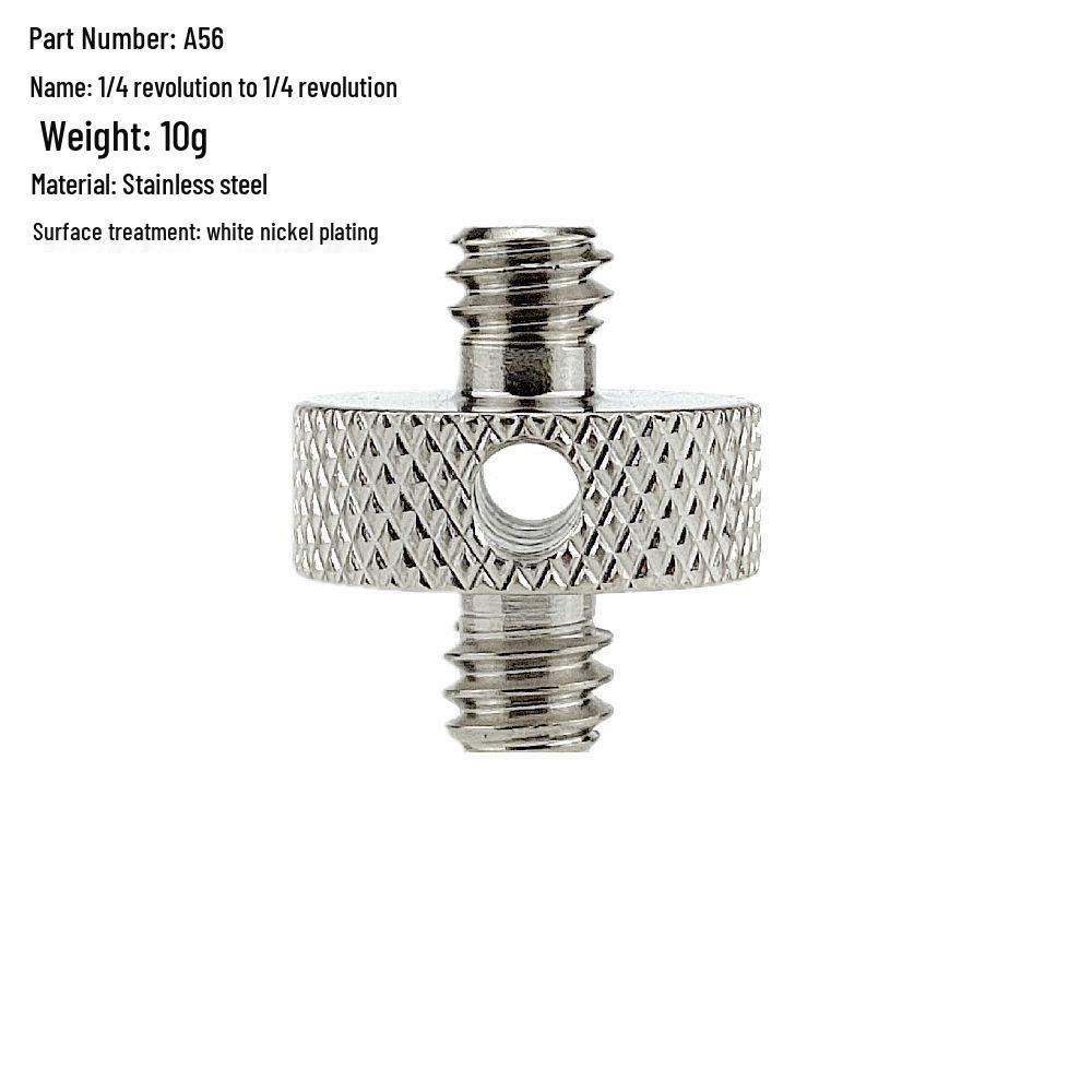1/4 to 3/8 M4 M5 M6 M8 Screw Adapter for Tripod, Pan/Tilt Camera, Hot Shoe Mount & Light Stand