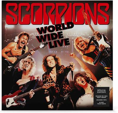 LP Record SCORPIONS  World Wide Live Orange Vinyl 538881301ORANGE BMG 2023 UK Rock