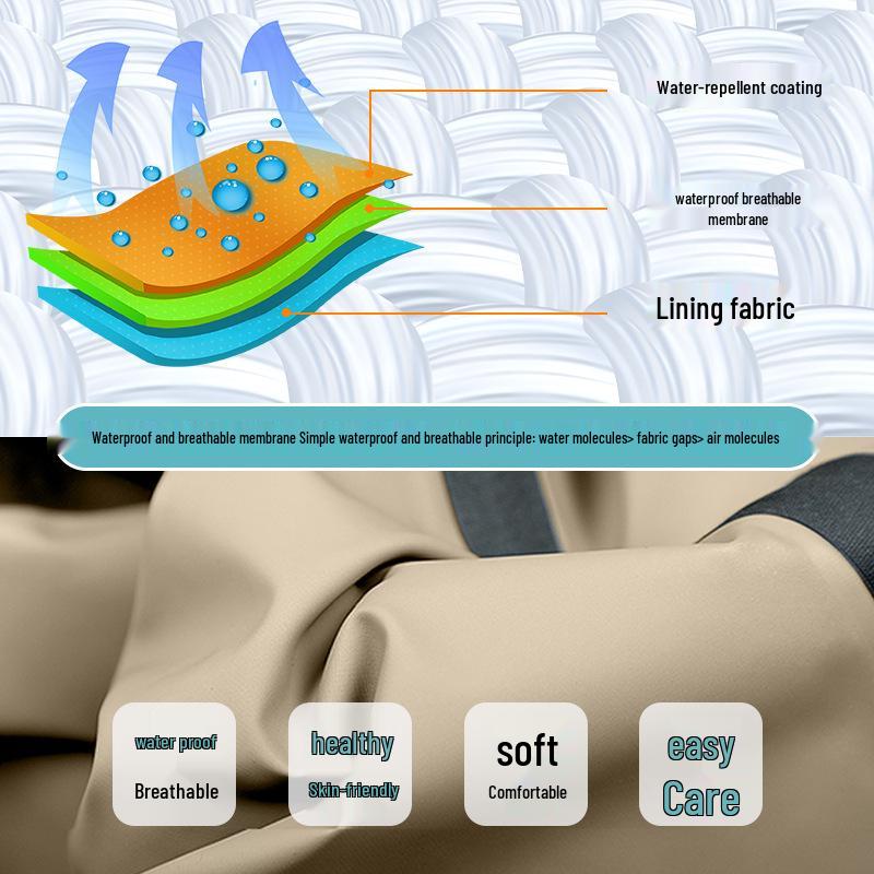 Ultraleichte wasserdichte Kinder-Wathose - Einteiliger Ganzkörperanzug für Strand und Kindergarten