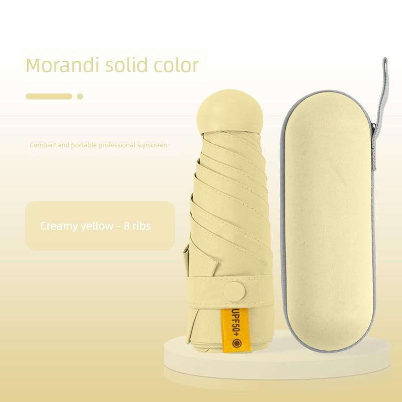 Dual-Use Umbrella for Women, Sun Protection, Uv Protection, Pocket Umbrella, 40% off Flat Sun Umbrellas, Compact Sunshade Umbrella