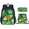 Student Schoolbag Large Capacity Backpack Double Layer Backpack Satchel Pencil Case Versatile Storage