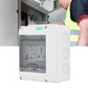 Surface Mount Distribution Box with 250VAC 10‑16A 3 Hole Socket MCB RCBO Circuit Breaker IP65 Waterp