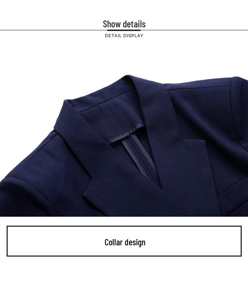 Women's High-End British Style Summer Suit Set - Professional Workwear for Sales Managers