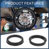 INFINAUTO Hub Centric Ring 54.1mm Inner Diameter 67.1mm OD Car Wheel Hub Ring ABS Plastic Black 4pcs