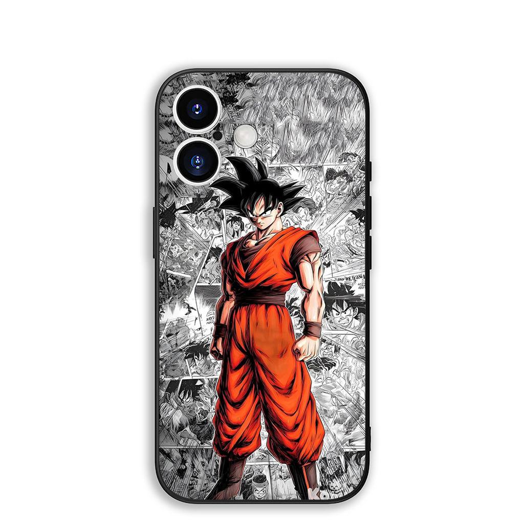 Cover for Apple iPhone 17 16 Plus 13 12 Pro Max Mini X XR Xs ProMax 16E 15+ 17+ Air Phone Case Vegeta Dragons Gokus Balls Super