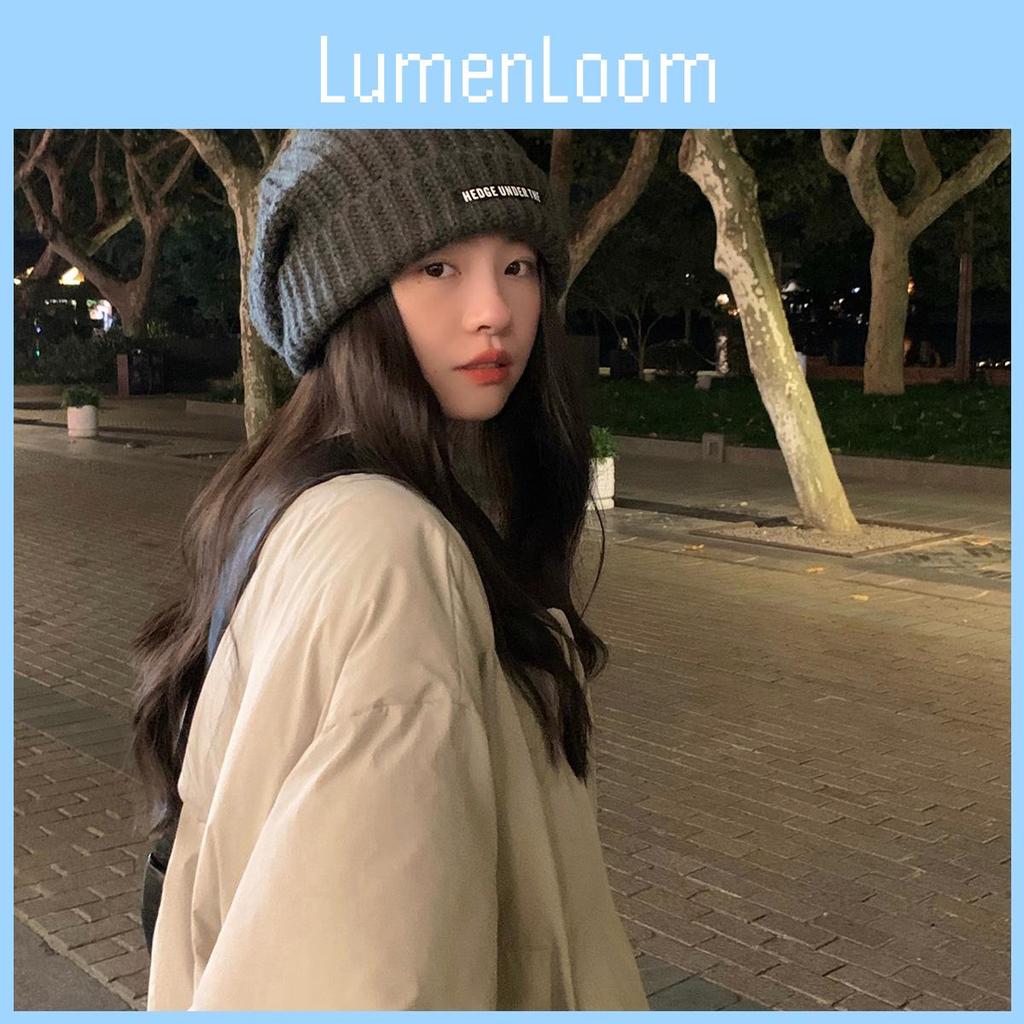 Warm Soft And Womens Acrylic Knit Beanie Trendy Winter Hat With Design Letter