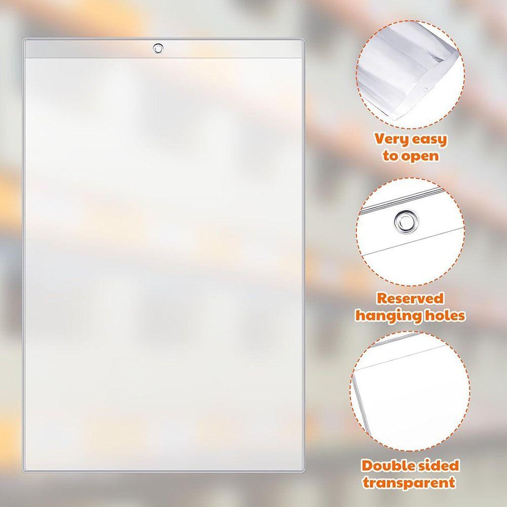 

Office Document Card Job Ticket Holders Dry Erase Adhesive Pockets Accessories Labeling Pockets