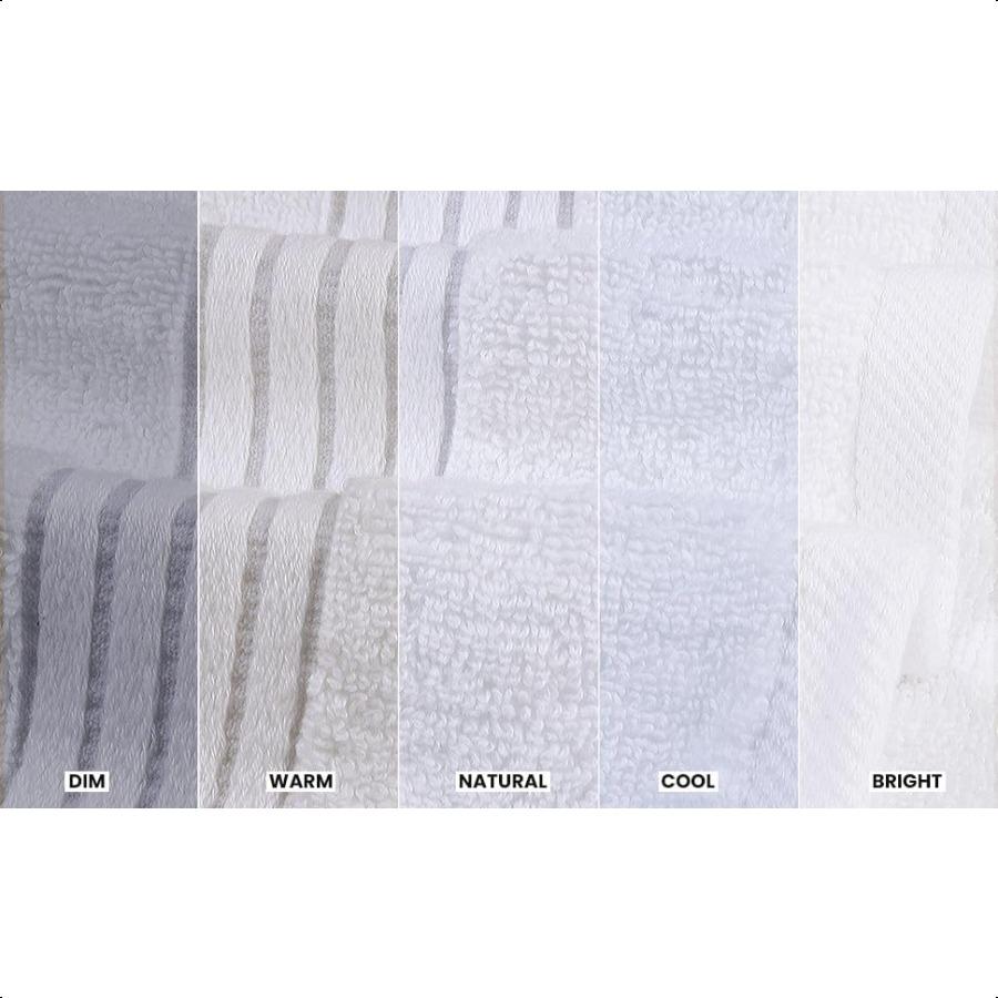 6 Piece Premium Hand Towels Set 16 by 28 inches 100 Ring Spun Cotton Lightweight and Highly Absorbent Towels for Bathroom Trave