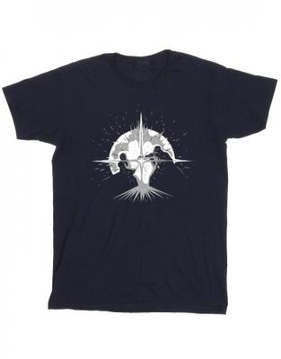 Mens Obi-Wan Kenobi Saber Silhouette Fight T-Shirt