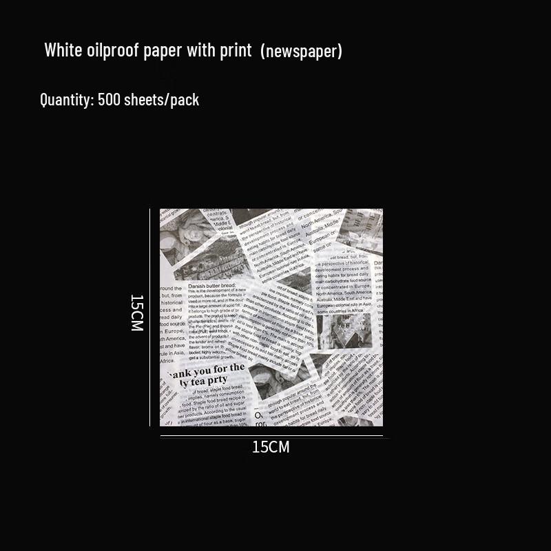 Nuoxian Lebensmittelgeeignete Ölbeständige Metzgerpapier-Einlagen