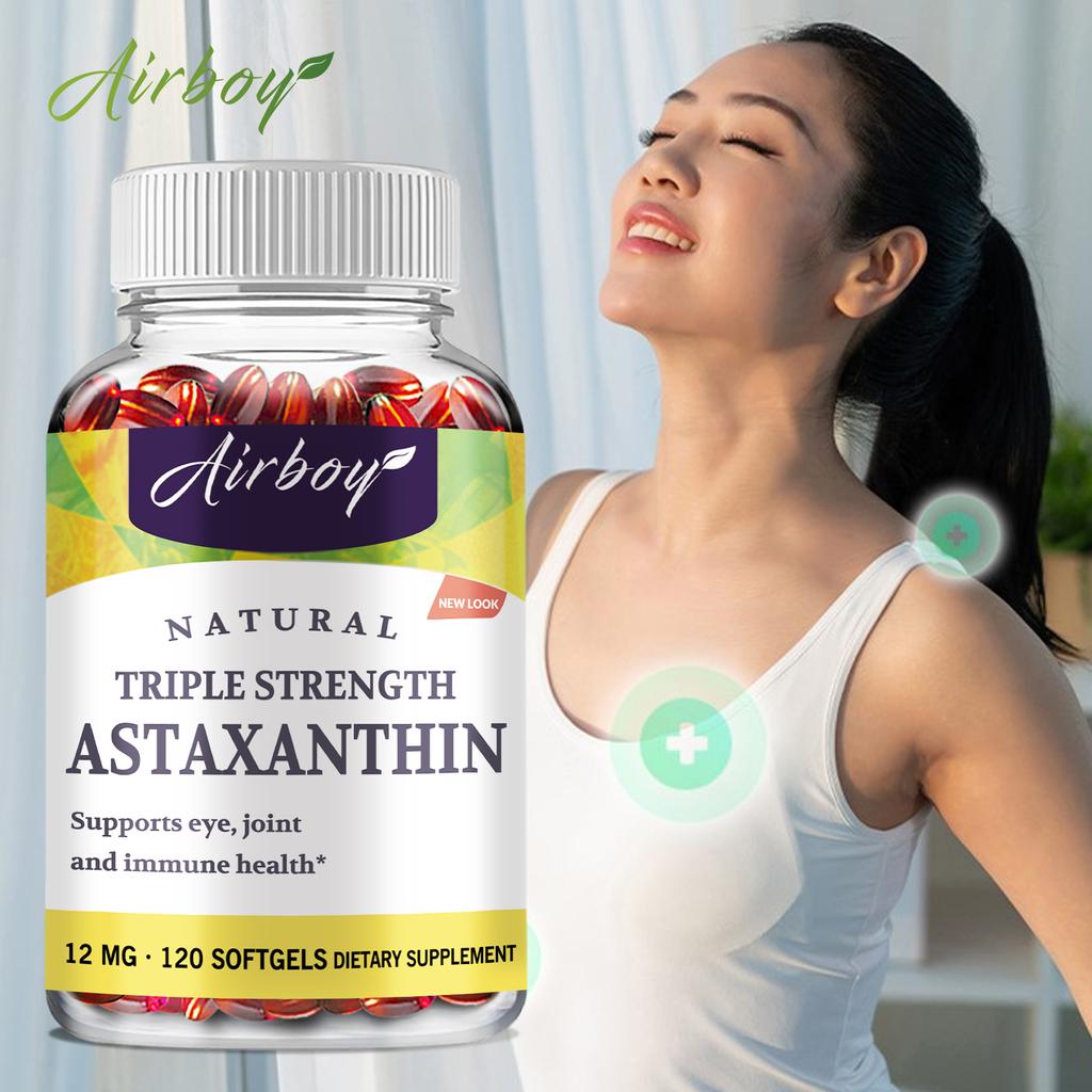 120pcs Astaxanthin - Eye, Joint, Heart and Cardiovascular Health, Lutein