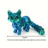 12Cm Articulated 3D Printed Cat Cute Animals Fidget Toys Decor For Stress Relief Desktop Decoration Pet Christmas Gift