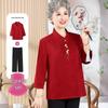 Chinese Style Stand Collar Blouse Set for Women