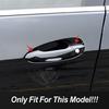 Car Door Pull Handle Panel Cover Carbon Pattern For Mercedes Benz C E GLK ML CLA Class W166 W117 X204 W204 Exterior Accessories
