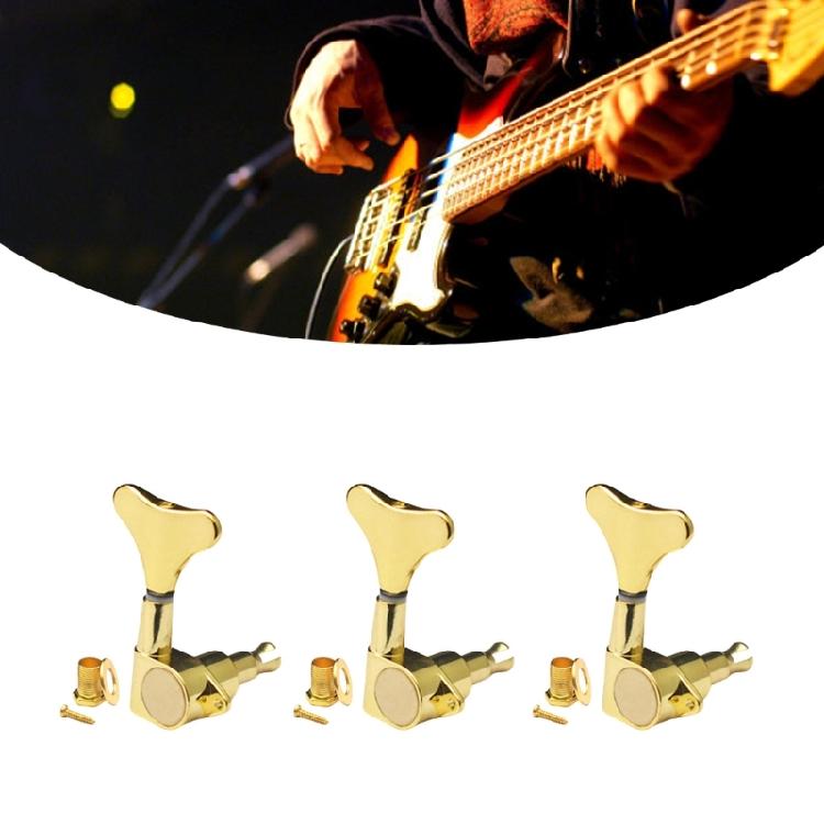 Electric Bass Guitar Sealed Tuning Pegs Bass String Tuners Machine Heads Bass Tuning Keys Buttons Machine Head Tuners