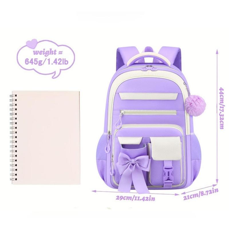 3pcs/set Elementary School Backpack Set Cute School Bags for Girls Kawaii Bookbag Lunch Bag Pencil Case Set Student Backpack