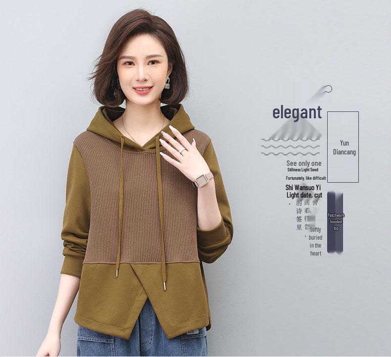 2024 Women's Lightweight Petite Hoodie - Spring/Autumn Casual Long Sleeve