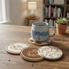 Non-slip Diatom Mud Coaster Round Insulation Pad Cute Cup Mat Coffee Mug