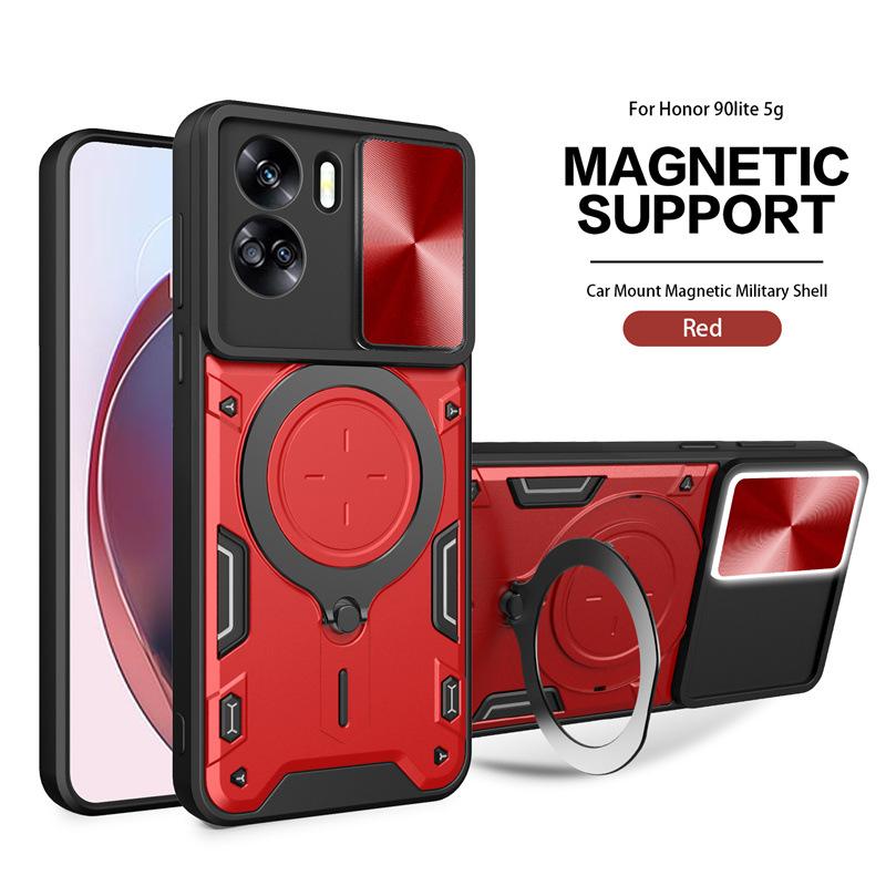 Suitable for Honor 111Lite Magnetic Bracket Mobile Phone Case Honor Magic1 Pro Home Window Push Case