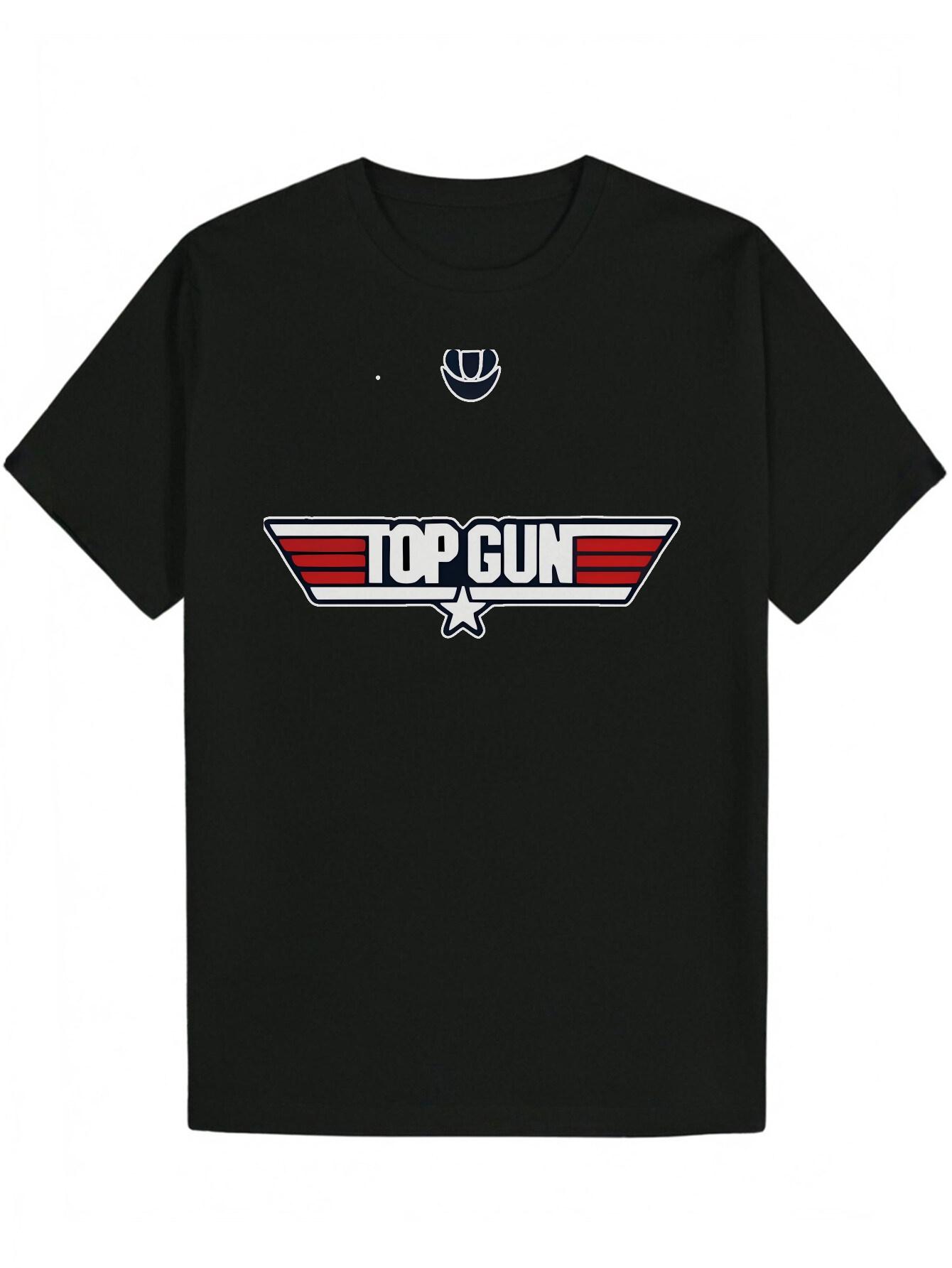 Casual Summer T-shirt - Top Gun Graphic Tee S