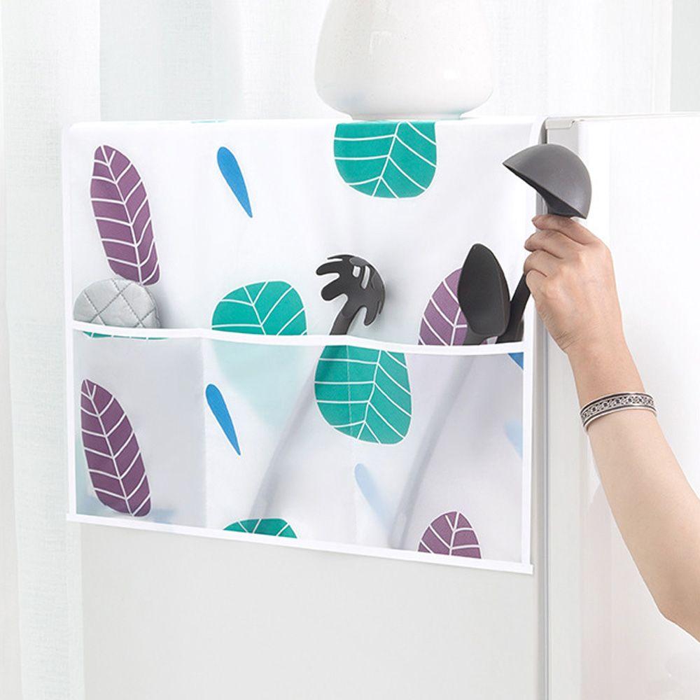 Oven Cover Tablecloth Peva Waterproof Refrigerator Dust Cover Freezer Storage Bags Anti-dust Cover
