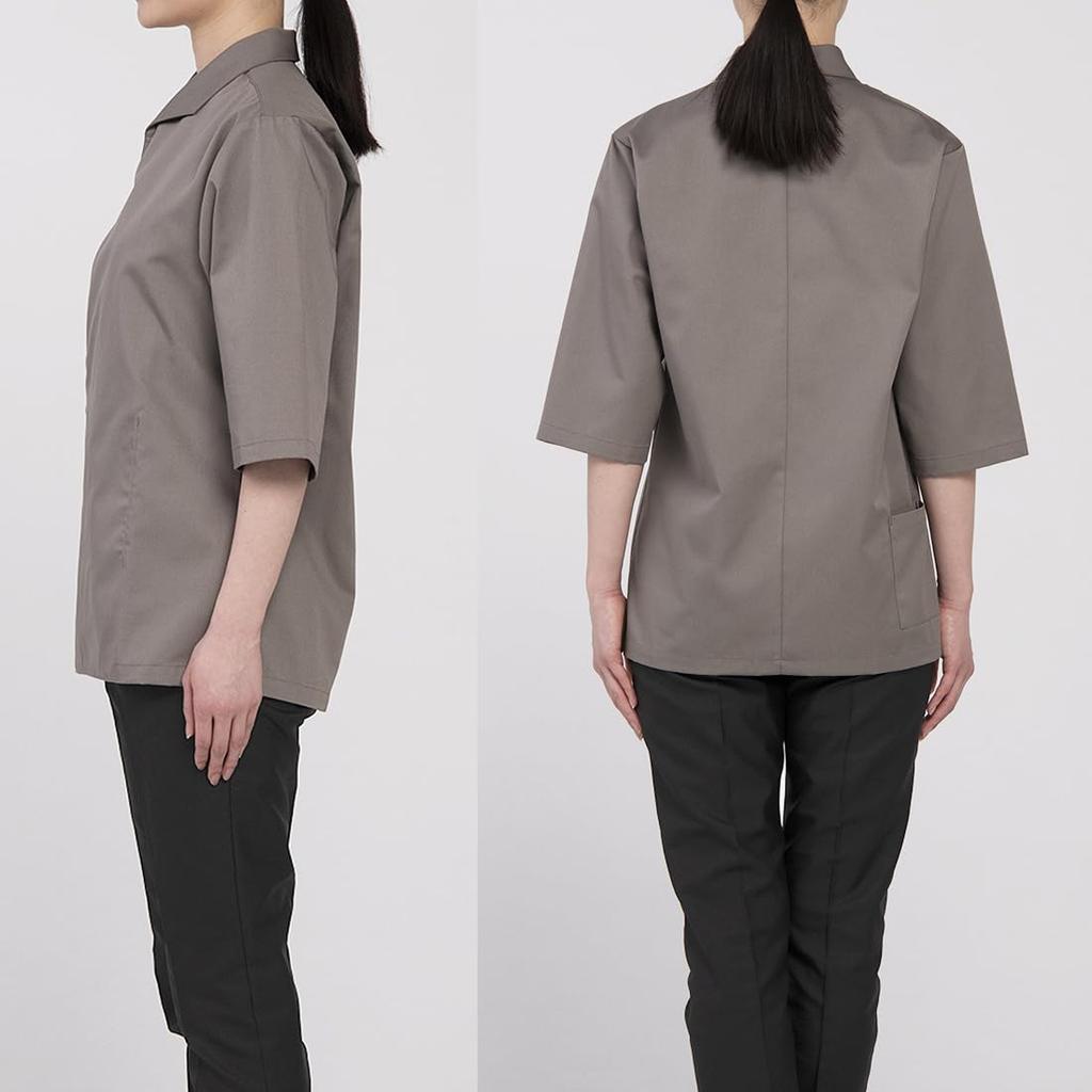 Seven Uniform EA3080-9 Coat/3/4 Sleeves, Black, SS