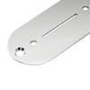 Musiclily Pro 32mm Telecaster Control Plate (Inches Compatible) for TL Electric Guitars, Chrome
