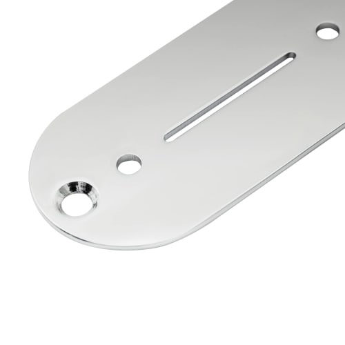 Musiclily Pro 32mm Telecaster Control Plate (Inches Compatible) for TL Electric Guitars, Chrome