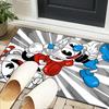 Cup-head And Mugman Adventure Office Rug Chair Mat, Game Carpet, Suitable for Front Door, Bedroom, Living Room, Desk, Holiday Gift