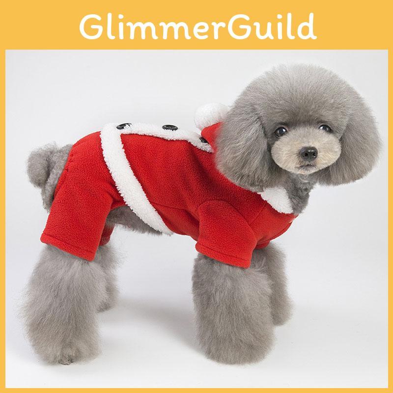 Design Pet Xmas Clothes Pajamas Dog Jumpsuit Cat Sweater Coat Jacket**