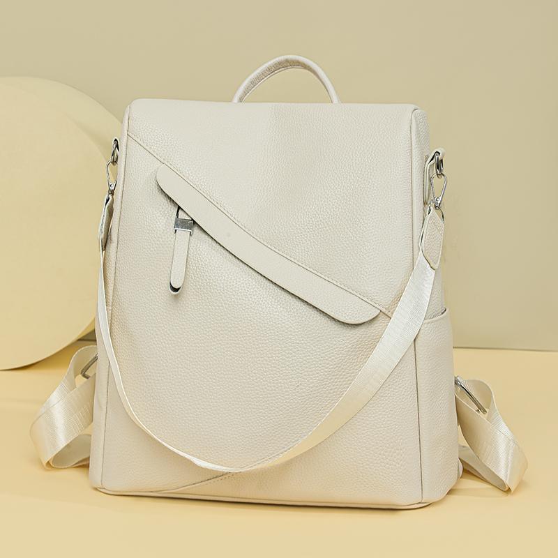 Outdoor Travel Bag PU Women's Large Capacity Backpack Multifunctional Shoulder Bag