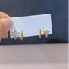 Zirconia Star Stud Earrings: Retro, Simple, High-End Feel Luxury