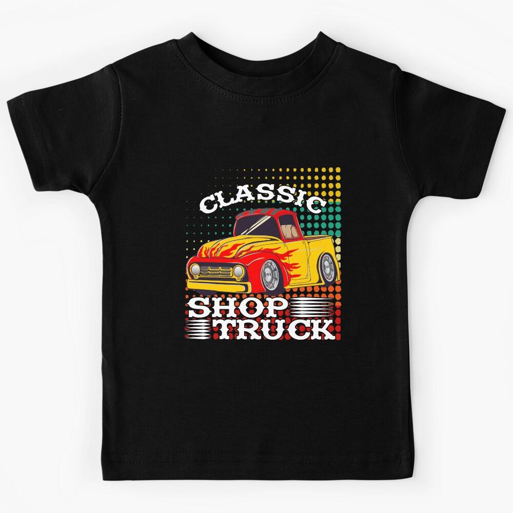 Classic Pickup Truck Customized Vintage Shop Truck Street Rod Kids T-Shirt 110