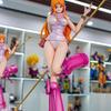 Jt One Piece Nami Statue Egghead Island Series Glossy Pearl Finish Magnetic Base Anime Collectible Male Gift Peripheral Decor