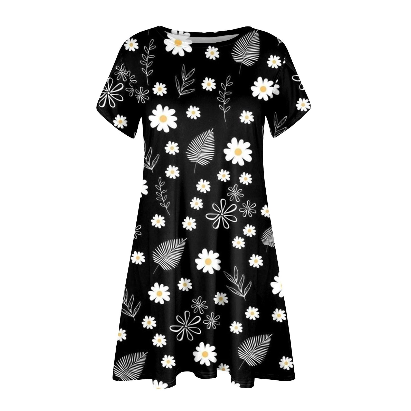 Женские летние платья с короткими рукавами — фото 4