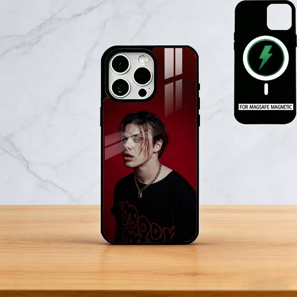 Yungblud Music Singer Phone Case For iPhone17,16,15,14,13,12,11 Plus,Pro Magnetic with Magsafe Wireless Charging