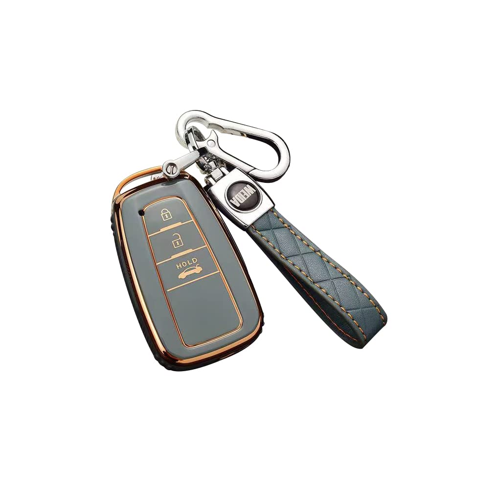 Toyota Toyota Toyota Key Case 3 Buttons Blue Blue for Toyota Smart Key Case With 3 button strap синий