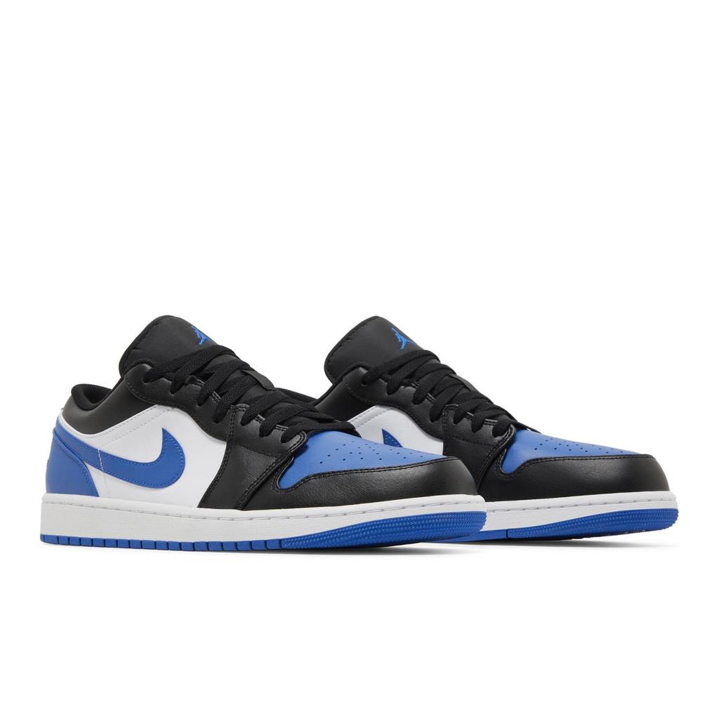 Air Jordan 1 Low 'Alternate Royal Toe' (Unisex) White / Royal Blue / Black Vintage Basketball Shoes 553558 140